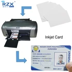 Printable white blank inkjet PVC card / smart card / magnetic strip card