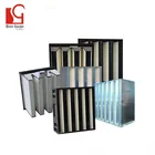 v cell plastic header hepa air filter for air intake