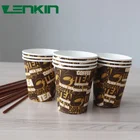 fast delivery milk tea juice 6.5oz 280g paper cup