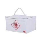 80gsm non-woven fabric material aluminium foil cooler bag with handed