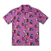 Popular style male customized printing 100% rayon hawaiian dress shirt
