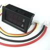 0.28" DC 0-100V 50A Voltmeter Ammeter LED Amp Dual Digital Volt Meter Gauge Voltage Current Red + Blue Red +RED