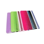 Pp White Hot Natural Wooden Hair Brush And Set Large Tooth Detangle Width Teeth Comb