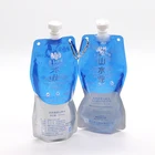 Plastic food grade stand up pouch with spout water bags