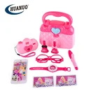 Girl dress up game hairdressing suit toy plastic make up kit for girl