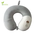 2019 New Memory Foam U Shape Travel Neck Pillow With Velour Cover