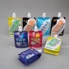 high temperature retorting Packaging Plastic Liquid Stand Up Pouch bag with spout manufacture