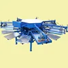 6 color auto screen printer press, t-shirt octopus printing machine