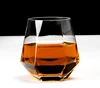 China Supplier Transparent Thick Pentagon Cigar Whisky Glass