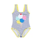 Kids Baby Girls custom one piece Striped Swimwear children Swimsuit Bathing Beachwear for 1-6Y
