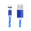 Led Flowing Light 1m 3ft 3in1 USB2.0 Fast Charging Magnetic Micro USB Led Cable For Android Device