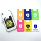 2019 hot sales adhesive silicone phone pocket card holder