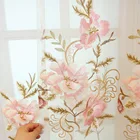 Jacquard Blackout Curtains High Quality ready made curtain Luxury Embroidered Window Curtain For Living Room
