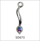 New design fashion accessories with rhinestones for ladies underwear