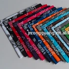 Custom Cheap Fashion 100% cotton fabric bandana square head scarf
