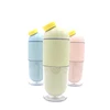 Best Selling Products Home Outdoor Sports Creative Environment Multi-functional Capsule 500ml Plastic Wheat Straw Water Bottle