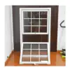 aluminum residential designs simple white color top hung window