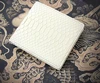 High Fashion Luxury Pure White Genuine Real Python Snake Skin Leather Man Wallet Short Wallets for Men