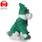 Outfit Standing Costume Pet Puppy Cute Clown Cosplay Costume Puppy Clothes Coat for Holidays Christmas Funny Dog Cloth Sets