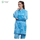 Cleanroom antistatic sterile lab gown esd stripe smock uniform