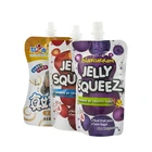 Colorful stand up pouch/ juice milk beverage packaging bag for fruit sauce
