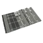 Elegant Design British Style Viscose Men Gray Geometric Scarf Fashion Scarves Luxury Shawl Scarf