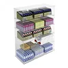 clear acrylic lighter shelf displays for cigarette