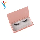 elegant eco-friendly printing eyelashes hair extension packaging with magnetic closure