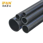 Wholesale Manufacturing PE Pipe PN06 SDR26 Large Diameter Plastic Tubes Hdpe Pipe for Water Drain