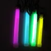 Mixed color blue, green, yellow halloween 6 inch glow light sticks with hook