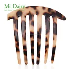 Hot Sale Good Quality Decorative Hair Ring Comb Colors Option Acrylic Cellulose Acetate Combs