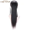 Aisi Hair Wholesale Human Hair Silky Straight Ribbon Ponytail Extensions Brazilian Remy Human Hair Ponytail for Black Women
