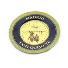 Factory Making Round Spain Tourist Souvenir Items Madrid Hot Sale Souvenir Cheap Decorative Ceramic Plate
