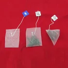 Wholesale Empty Pyramid Corn Fiber Nylon Tea Bag With String With Your Own Logo Printed