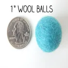 Baby Pom Pom Blue Yellow Baby Boy Nursery Decor Garland Felt Ball Garland