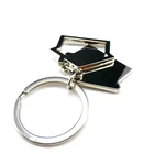 Estate Metal Keychain For Gift Custom Logo Blank Metal House Shaped Keychain For Real Estate Gifts