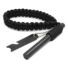 Waterproof Magnesium Flint Fire Starter Rod With Wood Handle Outdoor Survival Camping