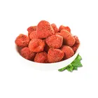OEM service gift packing organic crispy whole freeze dried strawberry chips dried fruit snacks