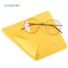 soft suede micro fiber eye glasses clean cloth for cute glasses with logo