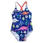 Baby Girls One Piece Swimsuit Dinosaur Pattern Summer Beachwear kids Swim Wear