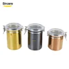 Airtight Stainless steel food jar set airtight coffee tea sugar canister sets