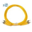 ST SingleMode Duplex 9/125 Fiber Optic Patch Cord Cable