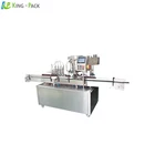 Auto bottle filling capping and labeling machine
