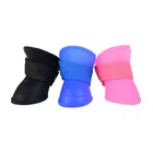 Pet Dog Rain Shoes Anti Slip Portable Colorful Waterproof Pet Cat Rain Shoes