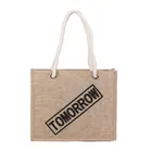 Factory price high quality promotional reusable eco friendly custom logo printed jute shopping bag