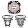 Award custom Steel mold youth baseball championship rings