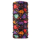 Polyester Multifunctional Tubular Microfiber Knitted Bandana Custom Made Hiking Scarves