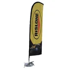 Logo Custom Banner Flag Promotional Usage Advertising Beach Feather Flag