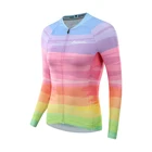 women summer bicycle clothes design bike wear long sleeve cycling jersey