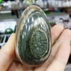Wholesale Natural Atrovirens Jasper Egg Gemstone Crystal Stone Healing For Decoration Gift